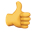 emoji thumbs up
